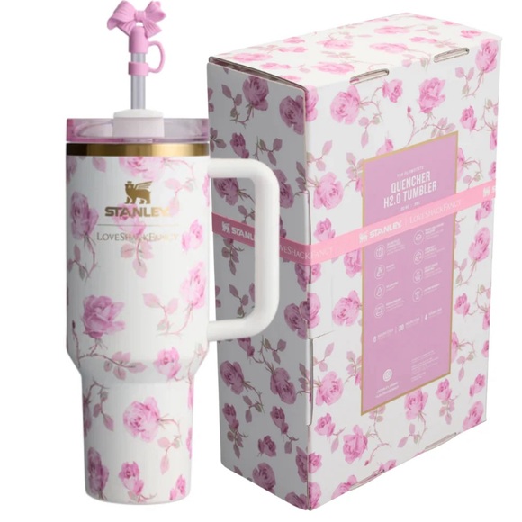 Stanley x Love Shack Fancy Other - NIB and unopened Ribbon Rosa White LoveShackFancy Stanley Tumbler | 40 OZ